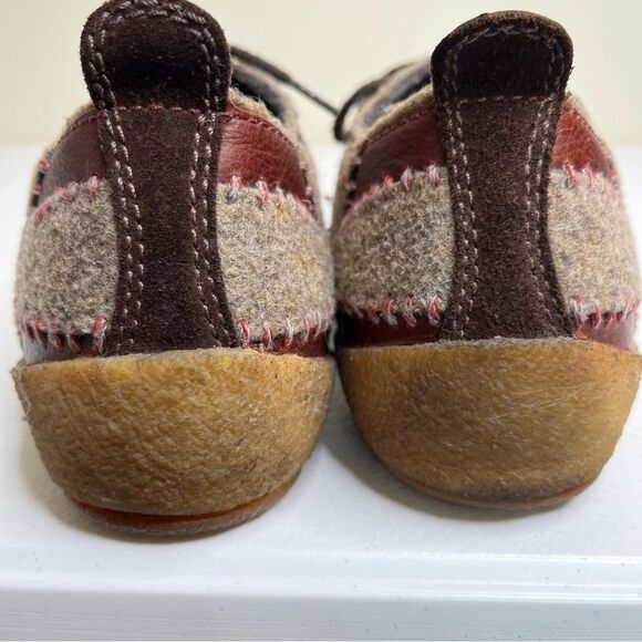 Merrell Milan Autumn Leather Lace Up Felted Wool Round Toe Shoe Women Size 7.5 - Picture 10 of 12